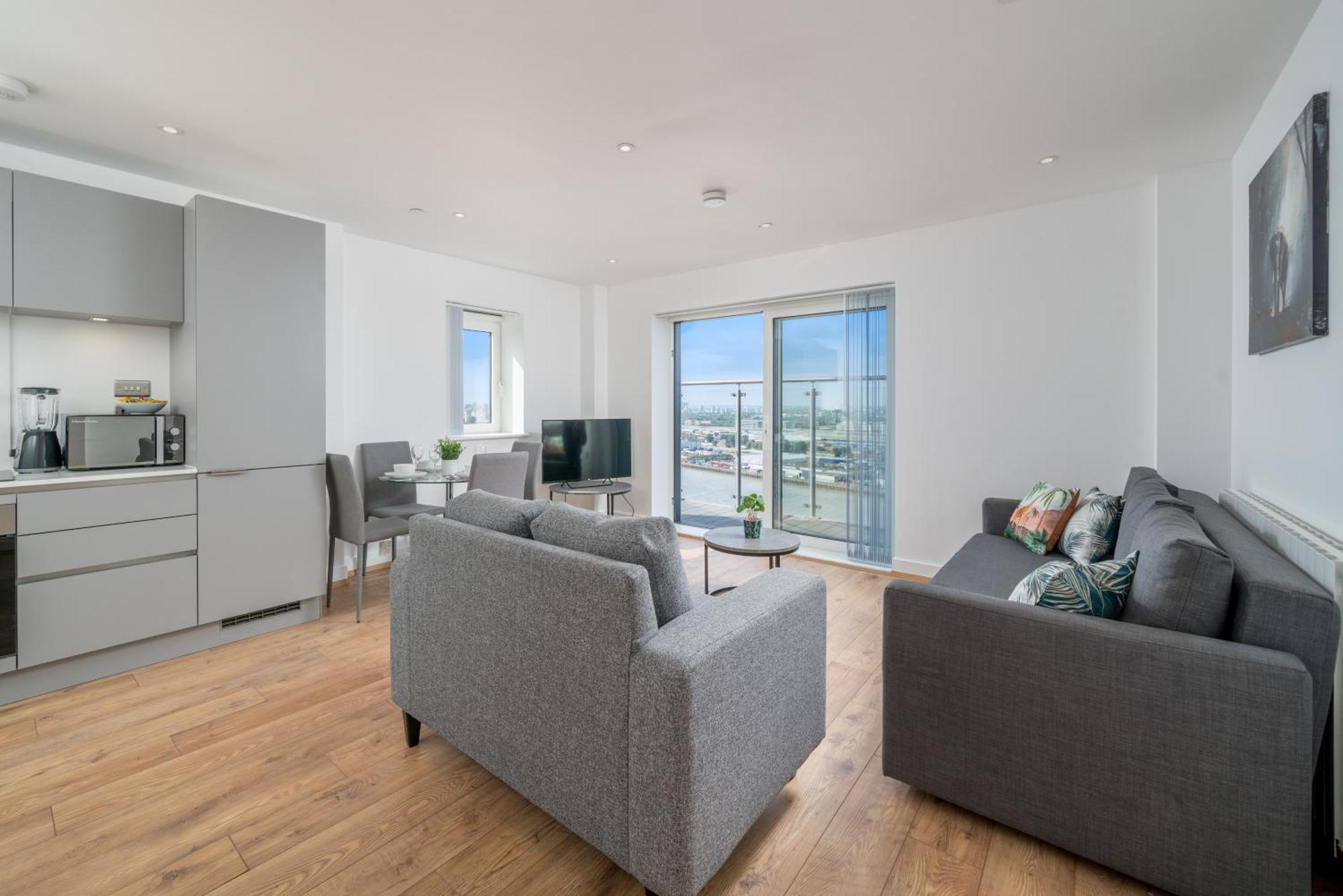 Skyvillion - London River Thames Top Floor Apartments By Woolwich Ferry, Mins To London Excel, O2 Arena , London City Airport With Parking Екстер'єр фото
